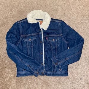 Sherpa Lined Denim Jacket